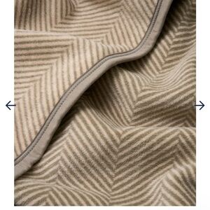 Herringbone Chappy Wrap cosy cotton fleece blanket